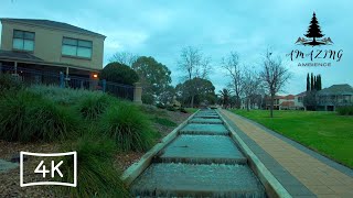 Mawson lakes 2021  Morning Walk trail  Adelaide Australia  4K  Binaural Audio [upl. by Faxun598]