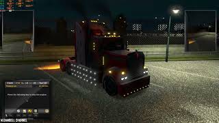 ETS2 l Kenworth T908 Cab D l Review l Night Time [upl. by Ahsan]