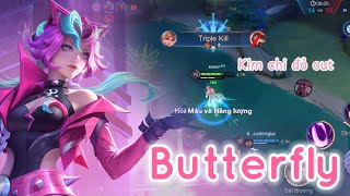 Butterfly tích 2 ulti nhảy liên tục xé loz Ad  Build đồ đi rừng siêu nhiều dame tayliênquânmobile [upl. by Curhan]