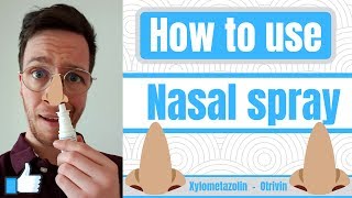 How and When to use Nasal Spray Otrivin Xylometazolin  For Patients [upl. by Krystin]