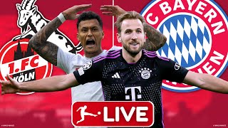 🔴 1 FC Köln vs FC Bayern München  Bundesliga 12 Spieltag  Watchparty [upl. by Niran]