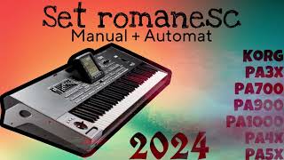 Set romanesc Korg 2024 pa3x Pa700 Pa1000 Pa4x Pa5x [upl. by Siloum]