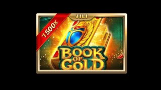 JILI Slot  Book of Gold  Bet 10 and get 50 automatic spins [upl. by Parrie164]