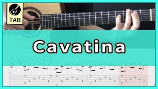 TAB CavatinaThe Deer Hunter guitar [upl. by Najar]