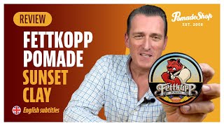 FETTKOPP Sunset Clay Pomade  Dufter SommerBonbon  German  English subtitles  PomadeShop [upl. by Otanutrof]