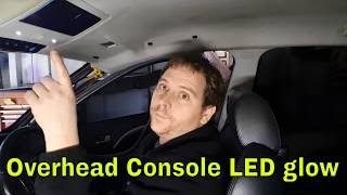 How to install LED glow into the Overhead Console Ford Mondeo Mk3 [upl. by Langan890]