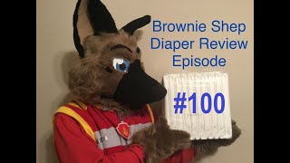 Brownie Shep Diaper Review Ep 100 quotOriginal Custom Diapersquot [upl. by Nevaeh]