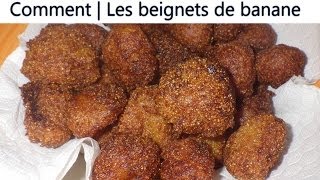 Beignets africain  Les beignets de banane Fast food à la camerounaise [upl. by Calv]