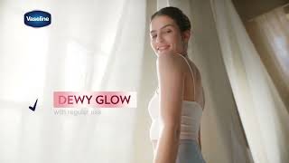 Dewy Glow Super Light Feel Get that GlutaHyaFeeling with Vaseline GlutaHya Serum Burst Lotions [upl. by Kolosick]