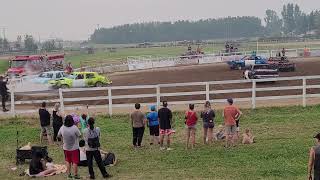 Melfort Demolition Derby July 21 2024 Heat 2 [upl. by Egoreg]