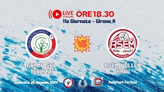 SERIE DM GIRA  GRIMA SRL TERLIZZI vs ASEM VOLLEY BARI  11a Giornata [upl. by Bega]