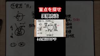 【盲点で文字が消える実験方法】中学理科｜感覚器「目」｜人体視覚わかりやすい解説｜理科が苦手な人向け【大学受験対策勉強授業】 [upl. by Aramit298]