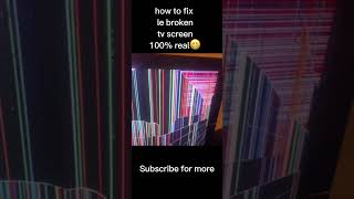 how to fix a tv screen 100 real💀 meme moshup funny troll fyp [upl. by Wetzell823]