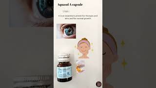 Aquasol A capsule Vitamin A capsule vitaminsupplementsUses amp Side effect Medico Pharmacist [upl. by Petrine]