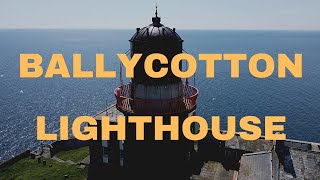 Ballycotton Lighthouse Cork 4K Aerial View [upl. by Azial332]