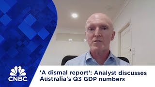 A dismal report Analyst discusses Australias Q3 GDP numbers [upl. by Ttekcirc]