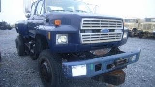 Ford F700 4x4 Crew Cab Utility Truck on GovLiquidationcom [upl. by Eityak813]