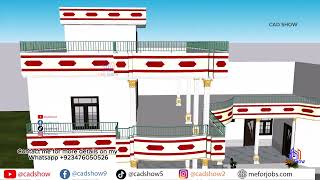 60 X 30 Home design  Architecture house design  Best Home ideas cadshow [upl. by Coffeng]