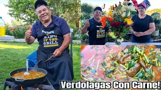 Como Hacer El Mejor Guiso De Carne De Puerco Con Verdolagas🐖🌿 [upl. by Massie112]