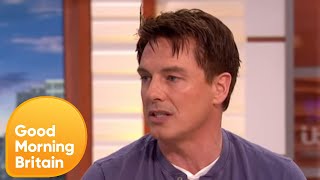 John Barrowman Defends Homeless Man Against Target  Good Morning Britain [upl. by Yetnruoc]