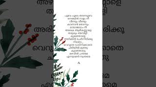 Kiliye shortvideo malayalamlyrics musiclyrics malayalamlyrical [upl. by Hardi]