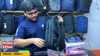 SohanB New Laptop amp Office amp Regular Backpack MSB144 Black [upl. by Hadeis]