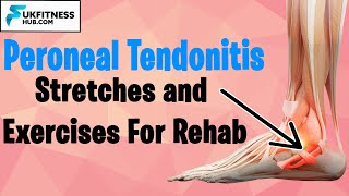 Peroneal Tendonitis  Home Stretches and Exercise Rehabilitation Plan [upl. by Nahgem]