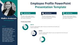 Employee Profile PowerPoint Presentation Template  Kridha Graphics [upl. by Ilek]