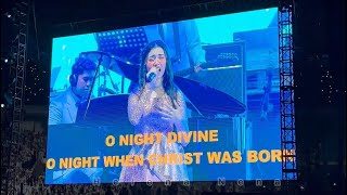 MELITHA SIDABUTAR amp TIBERIAS WORSHIP SINGER  O HOLY NIGHT  PERAYAAN NATAL TIBERIAS 2023 [upl. by Aig165]