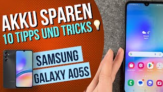 Samsung Galaxy A05s Akku sparen [upl. by Enehpets]