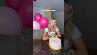 Behind the scenes of my birthday video😅 shorts birthday bloopers behindthescene bts funny [upl. by Anaeg]