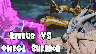 Beerus vs Omega Shenron [upl. by Aryhs]