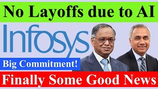 No More Layoffs Due To AI 😊 Good News for IT Employees Infosys TCS CEO Opposite Statement tcs [upl. by Nezah101]