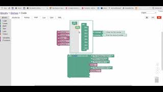 How to create Swapping program in BLOCKLYDEMO [upl. by Mechling]