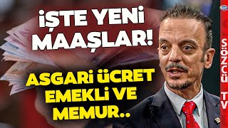 İşte Kalem Kalem Yeni Maaşlar Asgari Ücret Emekli Maaşı Kök Aylığı SGK Uzmanı Hesapladı [upl. by Naillik183]