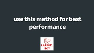 Laravel performance tip instead of queue use this method [upl. by Nanreik896]