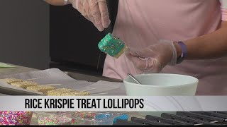 Rice Krispie Treat Lollipops [upl. by Dessma]