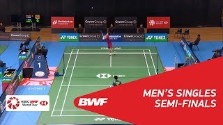 MS  ZHOU Zeqi CHN vs LEE Cheuk Yiu HKG 7  BWF 2018 [upl. by Skyla]