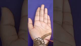 Simple mehendi design💝 shortvideo viralvideo viralshorts henna trending [upl. by Barraza]