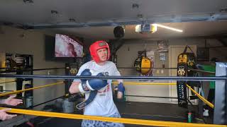 Paul Spadafora teaching fighters boxing sparring boxingtraining [upl. by Justen]