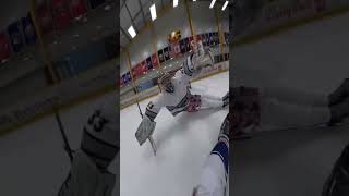 WIDE open net sledhockey trickshot icehockey [upl. by Rudiger]