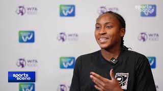 Exclusive Coco Gauff reflects on her China Open victory and her opening win at Wuhan Open [upl. by Elocyn]