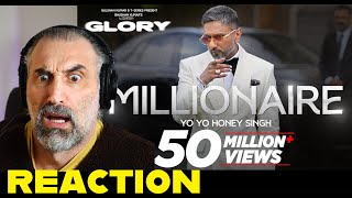 MILLIONAIRE SONG Full Video YoYoHoneySingh  GLORY  BHUSHAN KUMAR  singer reaction [upl. by Furnary310]