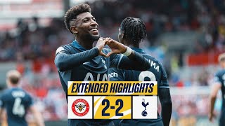 BRENTFORD 22 TOTTENHAM HOTSPUR  PREMIER LEAGUE EXTENDED HIGHLIGHTS [upl. by Idissak]