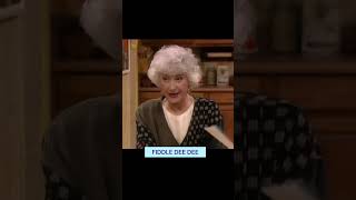 FIDDLE DEE DEE goldengirls funny tvclips bloopers [upl. by Loree]