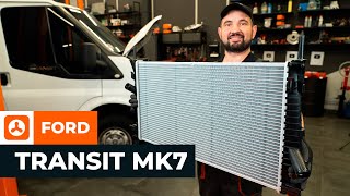 Hoe de radiateur te vervangen van de FORD TRANSIT MK7 AUTODOCHANDLEIDING [upl. by Merridie]