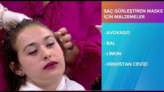 Renkli Sayfalar 218 Bölüm Saçı besleyen maske tarifi [upl. by Holton]