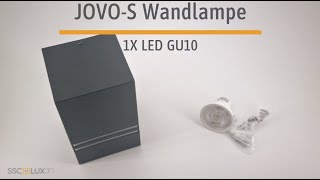 SSCLUXon  Außen Wandleuchte JOVOS Up oder Down IP44 inkl LED GU10  Produktvorschau [upl. by Anaj]