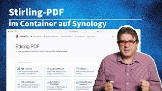 StirlingPDF So installierst du den ultimativen PDFEditor und Konverter [upl. by Oralee530]