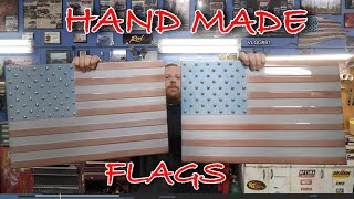 HAND MADE SHEET METAL FLAGS [upl. by Romaine]